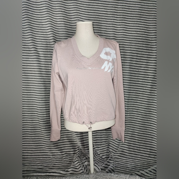 Calvin Klein Performance Womens Cinched Cropped Sweatshirt - Picture 3 of 11